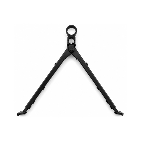 Battle Axe Full Metal Replacement Folding Bipod for MK46 / M249 Airsoft Machine Gun AEG - (Black)