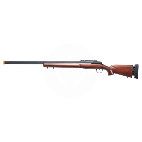 A&K SOCOM Type M24 Bolt Action Rifle Airsoft Sniper Rifle w/ Adjustable Stock - (Wood)