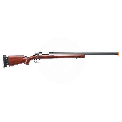 A&K SOCOM Type M24 Bolt Action Rifle Airsoft Sniper Rifle w/ Adjustable Stock - (Wood)