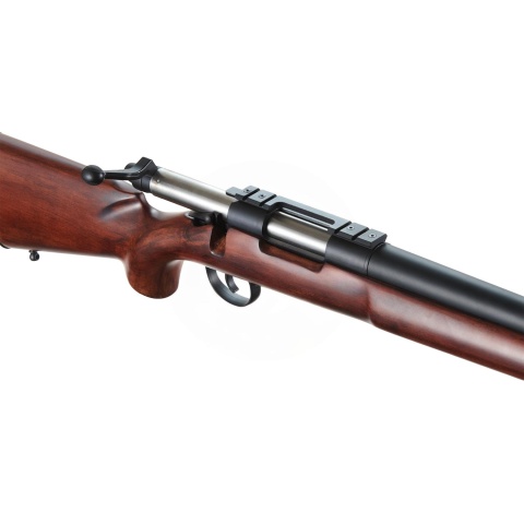 A&K SOCOM Type M24 Bolt Action Rifle Airsoft Sniper Rifle w/ Adjustable Stock - (Wood)