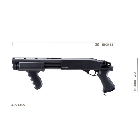 Atlas Custom Works IU-SXR1 CQB Pump Action Shotgun (Black)