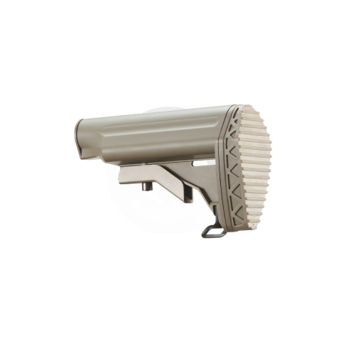 Golden Eagle Airsoft M4 / M16 Retractable AEG Crane Stock - Tan