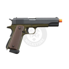 KJW Full Metal M1911-A1 CO2 Gas Blowback GBB Airsoft Pistol