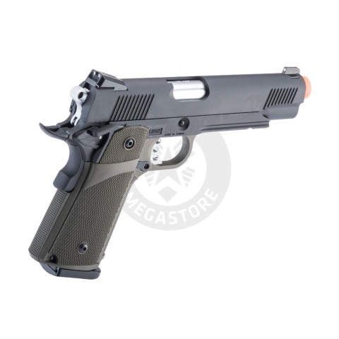 KJW Full Metal Custom 1911 Tactical HI-CAPA Gas/CO2 Blowback