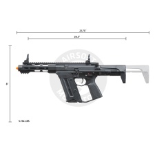 KSC STRAC TEG AEG Sub Machine Gun - (Black)
