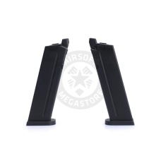 Kizuna Works 26 Round Magazine for MKW (MPL) Gas Blowback Airsoft Pistols - (Black)
