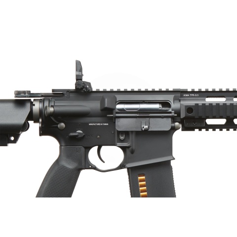 KWA AEG 3.0 Tactical Q10 Airsoft AEG Rifle w/ Kinetic Feedback System and Picatinny Quad Rail - (Black)