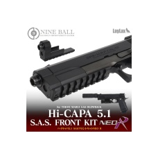 Laylax Aluminum Custom S.A.S. NEO Front Kit for Tokyo Marui Hi Capa 5.1 Series GBB Pistols