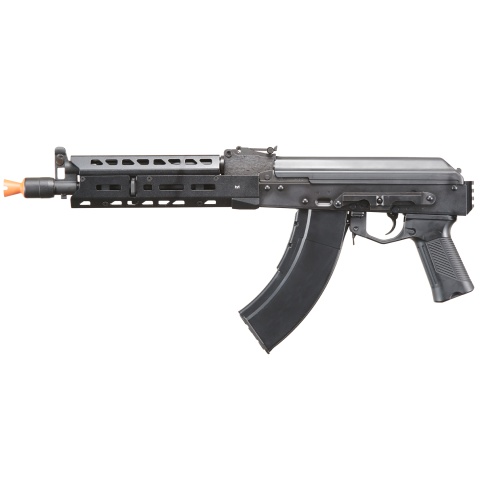 LCT Airsoft AK104 Steel AEG Airsoft Rifle w/ ASTER V2 SE Expert & Picatinny Stock Adapter - (Black)