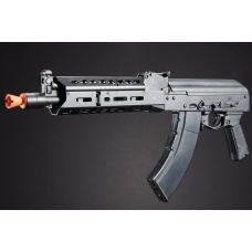 LCT Airsoft AK104 Steel AEG Airsoft Rifle w/ ASTER V2 SE Expert & Picatinny Stock Adapter - (Black)