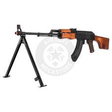 LCT Airsoft Stamped Steel RPK AEG w/ ASTER V2 SE Expert - (BLACK/WOOD)