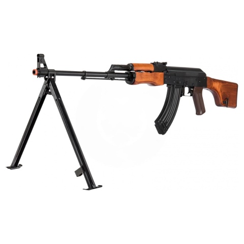 LCT Airsoft Stamped Steel RPK AEG w/ ASTER V2 SE Expert - (BLACK/WOOD)