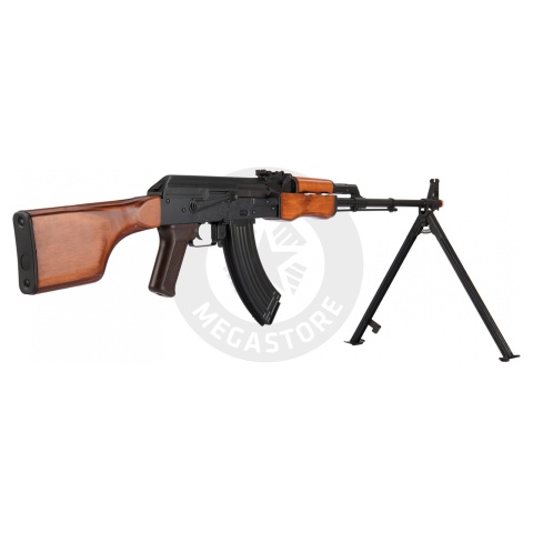 LCT Airsoft Stamped Steel RPK AEG w/ ASTER V2 SE Expert - (BLACK/WOOD)