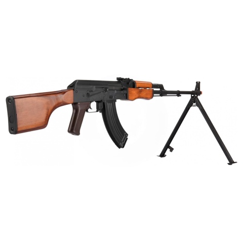 LCT Airsoft Stamped Steel RPK AEG w/ ASTER V2 SE Expert - (BLACK/WOOD)