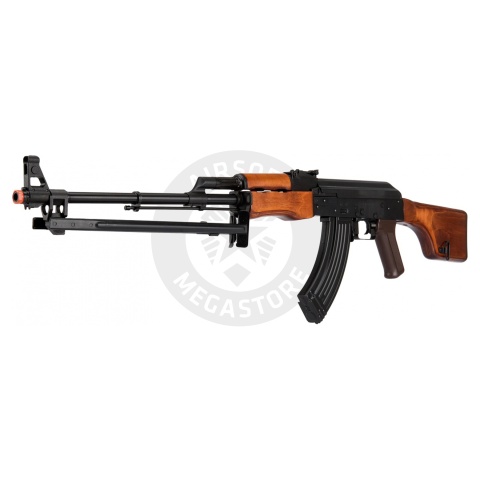 LCT Airsoft Stamped Steel RPK AEG w/ ASTER V2 SE Expert - (BLACK/WOOD)