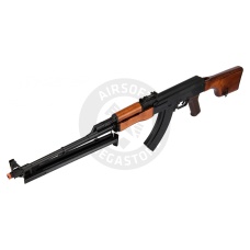 LCT Airsoft Stamped Steel RPK AEG w/ ASTER V2 SE Expert - (BLACK/WOOD)