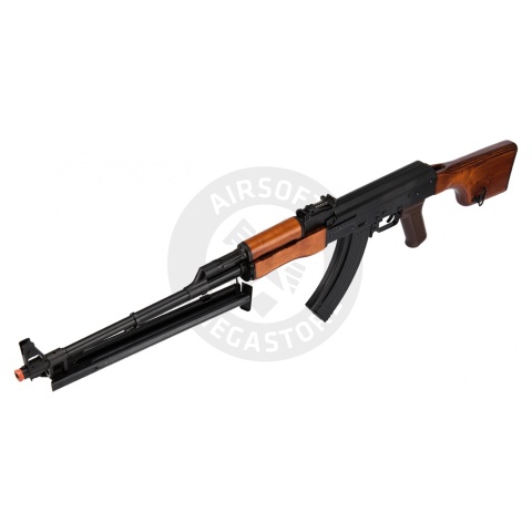 LCT Airsoft Stamped Steel RPK AEG w/ ASTER V2 SE Expert - (BLACK/WOOD)
