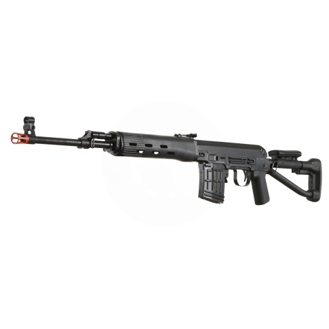 LCT Airsoft SVDS Airsoft AEG Sniper Rifle - (Black)