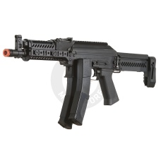 LCT ZK Series AK Airsoft AEG Rifle w/ Side-Folding Z Series Stock and Handguard - (Black)