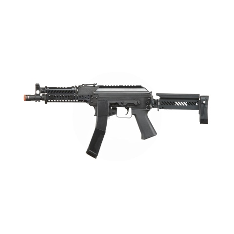 LCT ZK Series AK Airsoft AEG Rifle w/ Side-Folding Z Series Stock and Handguard - (Black)