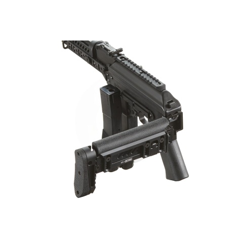 LCT ZK Series AK Airsoft AEG Rifle w/ Side-Folding Z Series Stock and Handguard - (Black)