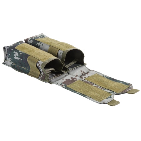 Jagun Tactical Airsoft MOLLE Double Magazine Pouch - PLA TYPE 07