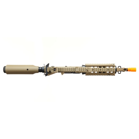 Lancer Tactical Gen 3 MK18 Mod 0 Nylon Polymer M4 Airsoft AEG Rifle (Color: Tan)