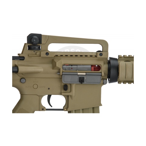Lancer Tactical Gen 2 M4 RIS Airsoft Gun AEG Rifle - (Tan)(No Battery and Charger)