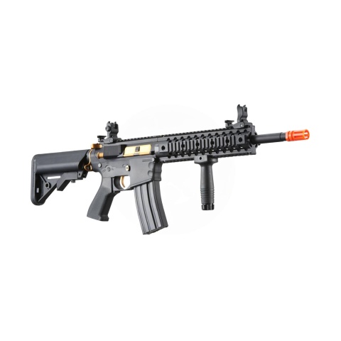 Lancer Tactical Gen 2 M4 Evo Airsoft AEG Rifle (Black & Gold)(No Battery and Charger)