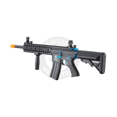 Lancer Tactical Gen 2 M4 Evo Airsoft AEG Rifle (Black & Blue)(No Battery and Charger)