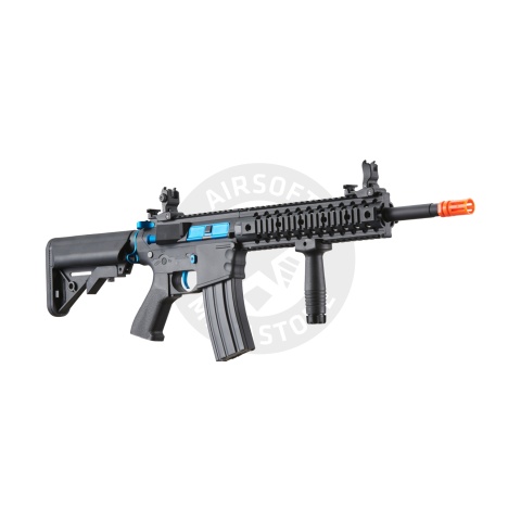 Lancer Tactical Gen 2 M4 Evo Airsoft AEG Rifle (Black & Blue)(No Battery and Charger)
