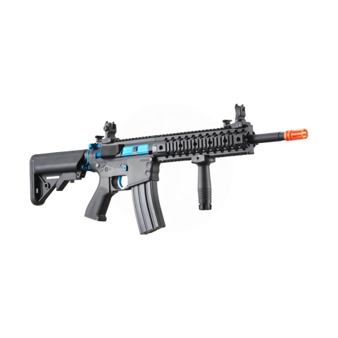 Lancer Tactical Gen 2 M4 Evo Airsoft AEG Rifle (Black & Blue)(No Battery and Charger)