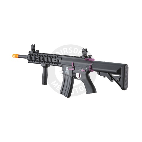 Lancer Tactical Gen 2 M4 Evo Airsoft AEG Rifle (Black & Purple)(No Battery and Charger)