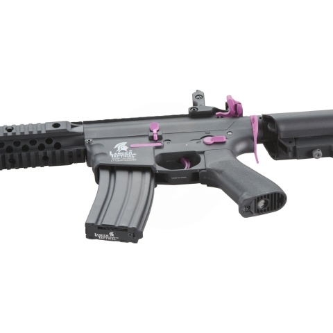Lancer Tactical Gen 2 M4 Evo Airsoft AEG Rifle (Black & Purple)(No Battery and Charger)