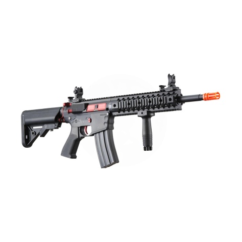 Lancer Tactical Gen 2 M4 Evo Airsoft AEG Rifle (Black & Red)(No Battery and Charger)