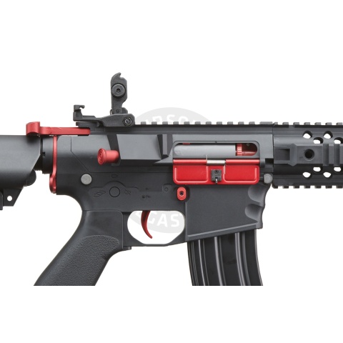 Lancer Tactical Gen 2 M4 Evo Airsoft AEG Rifle (Black & Red)(No Battery and Charger)