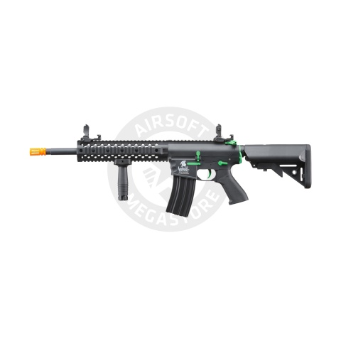 Lancer Tactical Gen 2 M4 Evo Airsoft AEG Rifle (Black & Green)(No Battery and Charger)