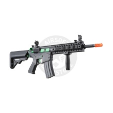 Lancer Tactical Gen 2 M4 Evo Airsoft AEG Rifle (Black & Green)(No Battery and Charger)