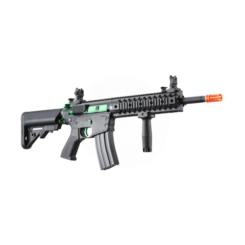 Lancer Tactical Gen 2 M4 Evo Airsoft AEG Rifle (Black & Green)(No Battery and Charger)