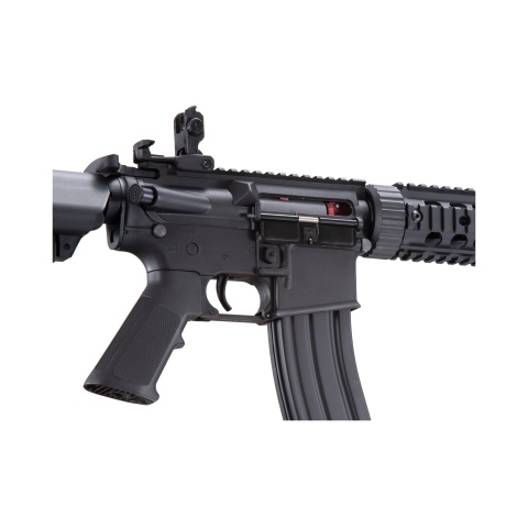Lancer Tactical Gen 2 M4 SD Carbine Airsoft AEG Rifle with Mock Suppressor (Color: Black)