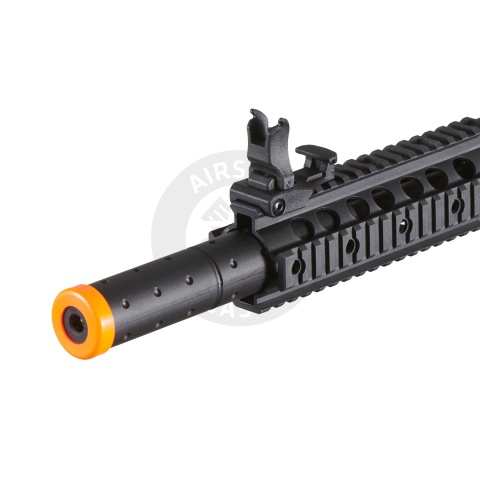 Lancer Tactical Gen 2 M4 SD Carbine Airsoft AEG Rifle with Mock Suppressor (Black / Blue)(No Battery and Charger)