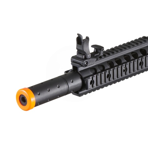 Lancer Tactical Gen 2 M4 SD Carbine Airsoft AEG Rifle with Mock Suppressor (Black / Blue)(No Battery and Charger)
