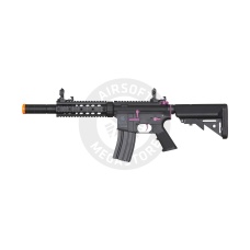 Lancer Tactical Gen 2 M4 SD Carbine Airsoft AEG Rifle with Mock Suppressor (Black / Purple)(No Battery and Charger)