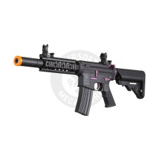 Lancer Tactical Gen 2 M4 SD Carbine Airsoft AEG Rifle with Mock Suppressor (Black / Purple)(No Battery and Charger)