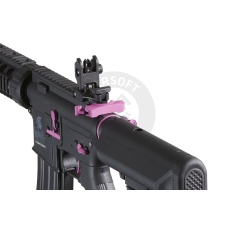 Lancer Tactical Gen 2 M4 SD Carbine Airsoft AEG Rifle with Mock Suppressor (Black / Purple)(No Battery and Charger)