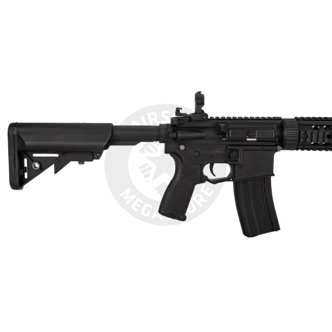 Lancer Tactical Gen 2 M4 SD Carbine Airsoft AEG Rifle with Mock Suppressor (Black)(No Battery and Charger)