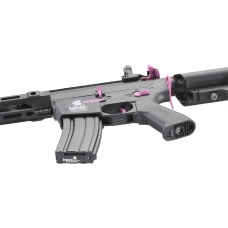 Lancer Tactical LT-25 Gen 2 M4 SPR Interceptor AEG Rifle - Black w/ Purple