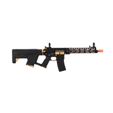 Lancer Tactical Enforcer Blackbird Skeleton AEG w/ Alpha Stock (Color:  Black & Gold)
