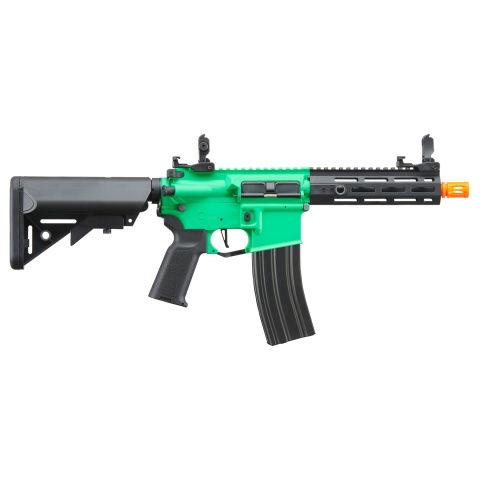 Lancer Tactical Gen 2 CQB M4 AEG Rifle Core Series (Color: Green & Black)(No Battery and Charger)