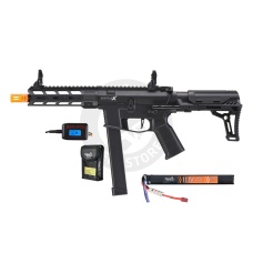Lancer Tactical LT-35-G2 Bundle with Battery and Charger (Color: Black)